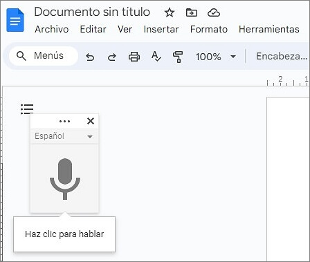 Cómo transcribir audio en Google Docs