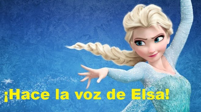 voz de Elsa en Frozen