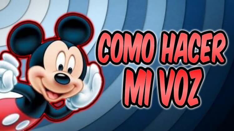 4 Simuladores de voz de Mickey Mouse online/PC/Móviles