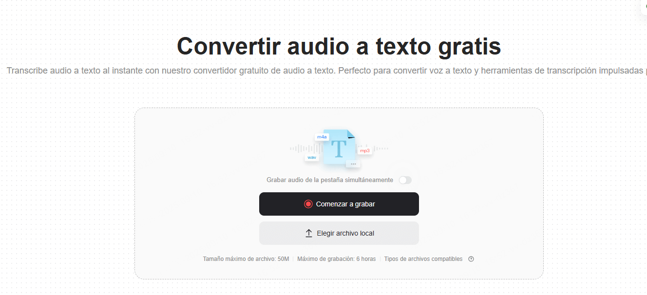 voz a texto online
