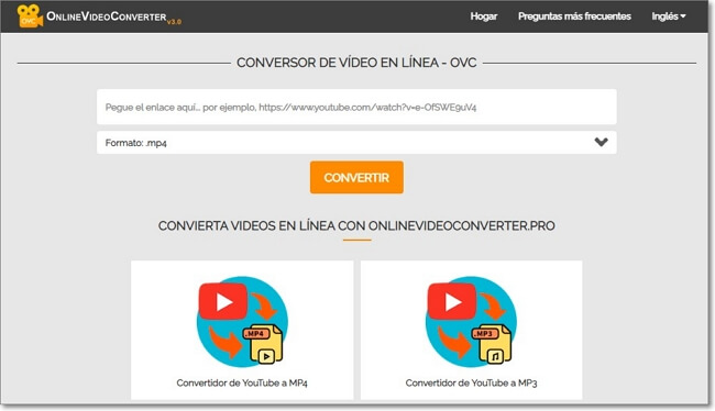 convertidor MP3 Online Video Converter
