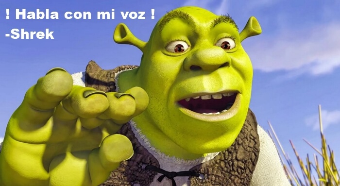 ¡Voz de Shrek para chats, videos, llamadas! ¡Cambia tu voz ahora!