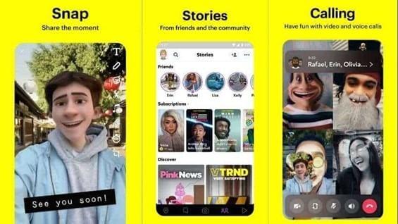 Snapchat：aplicacion igual a TIktok
