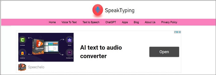 texto a voz espaÃ±ol con Speaktyping