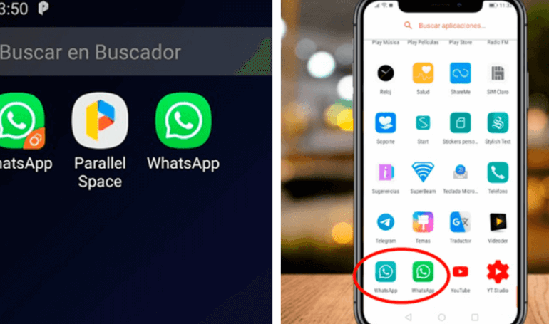 Applicaciones para clonar WhatsApp Samsung