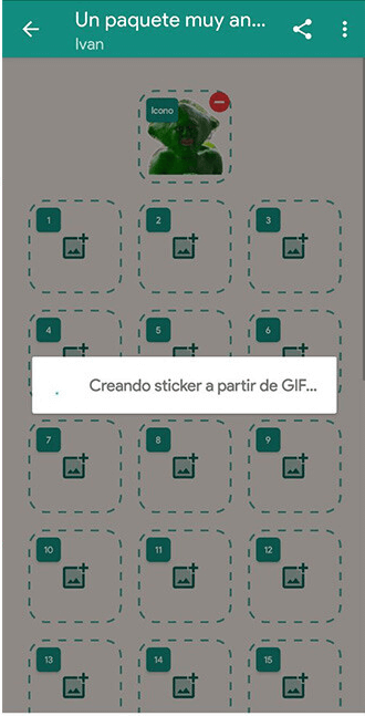 creando sticker desde gif