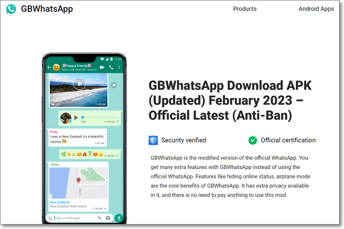 descargar gb whatsapp de version de Anti-Ban