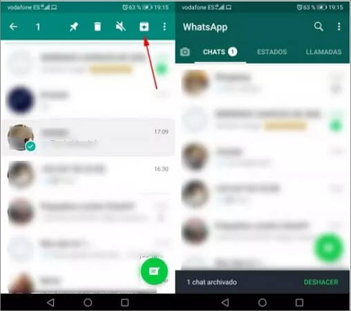 archivar chats de WhatsApp en Android