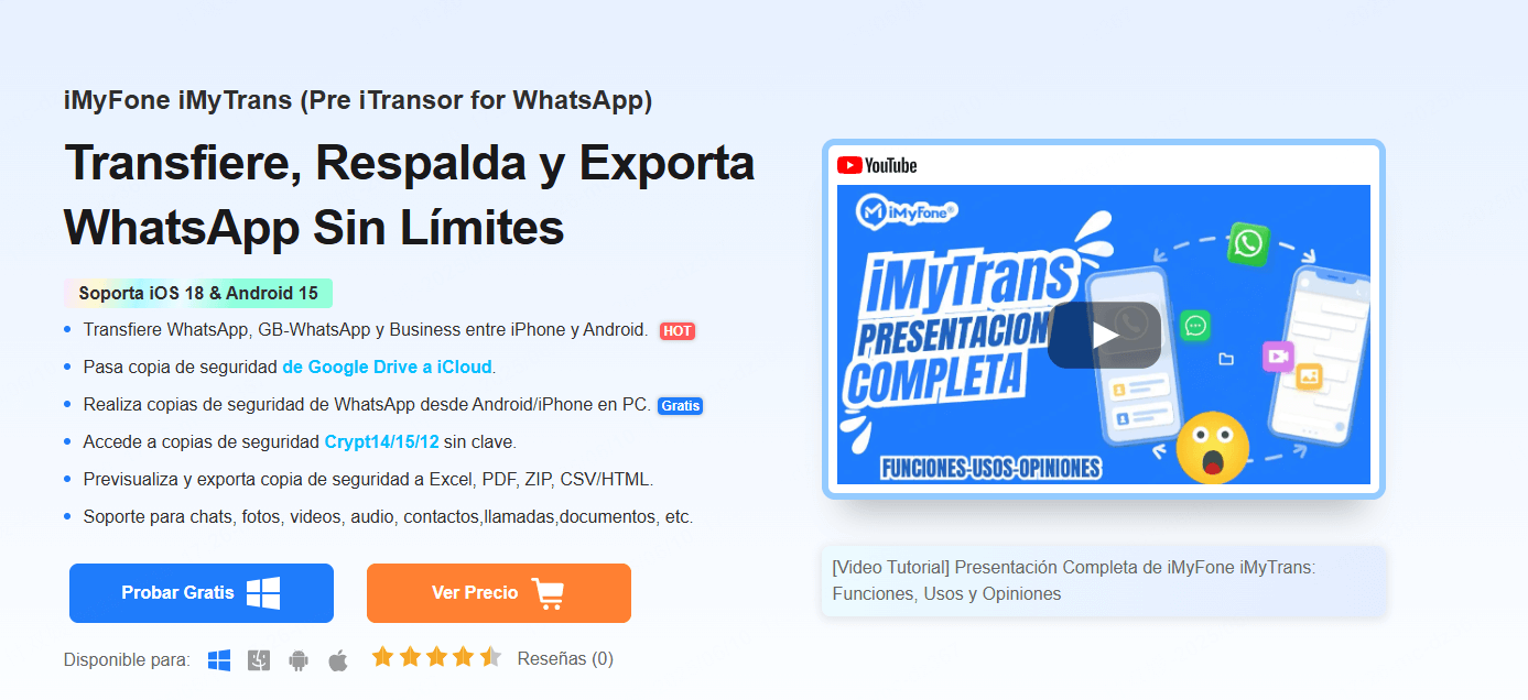 revisión completa de iTransor for WhatsApp