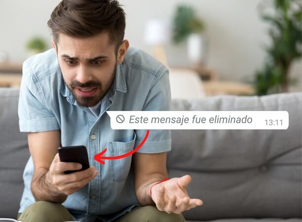 cómo recuperar mensajes de WhatsApp eliminados por el remitente