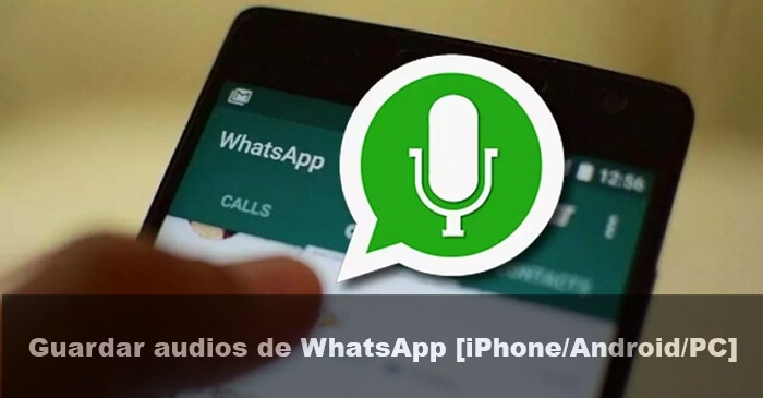 cómo guardar audios de WhatsApp