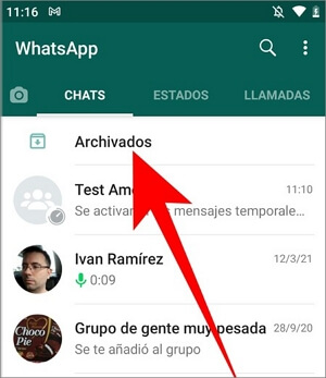 Cómo buscar mensajes archivados en WhatsApp