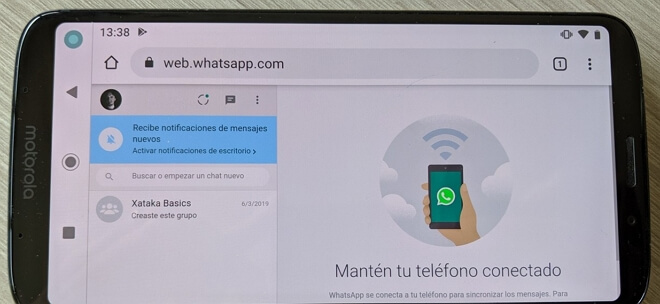 usar whatsapp web en otro celular