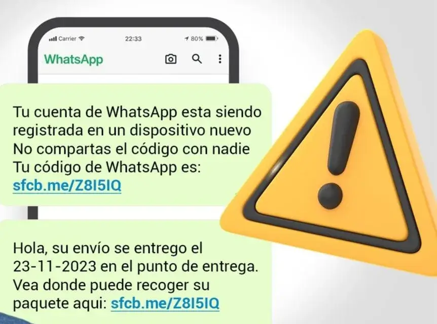 Tu cuenta de WhatsApp esta siendo registrada en un dispositivo nuevo