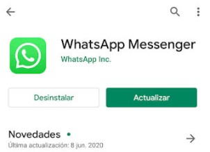 WhatsApp Messenger en Tienda