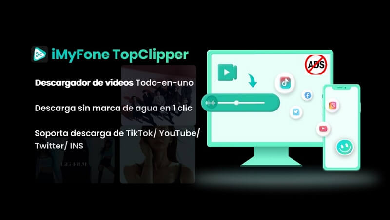 iMyFone TopClipper - Convertir MP4 a MP3 online sin límite