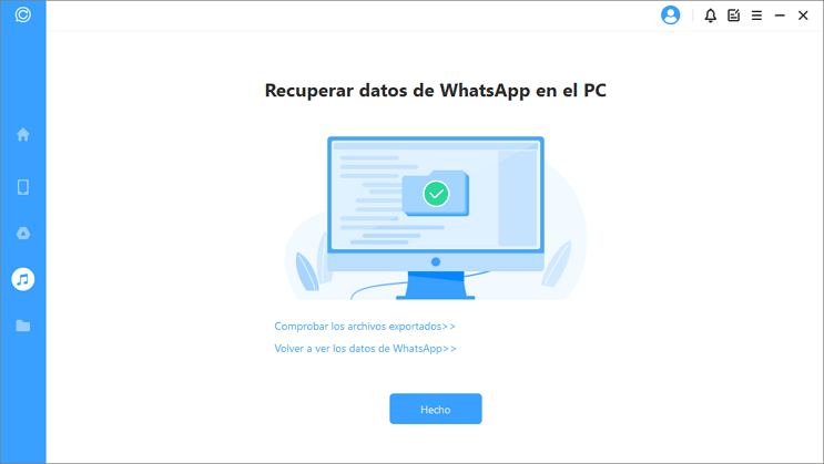 Recuperar datos de WhatsApp al PC