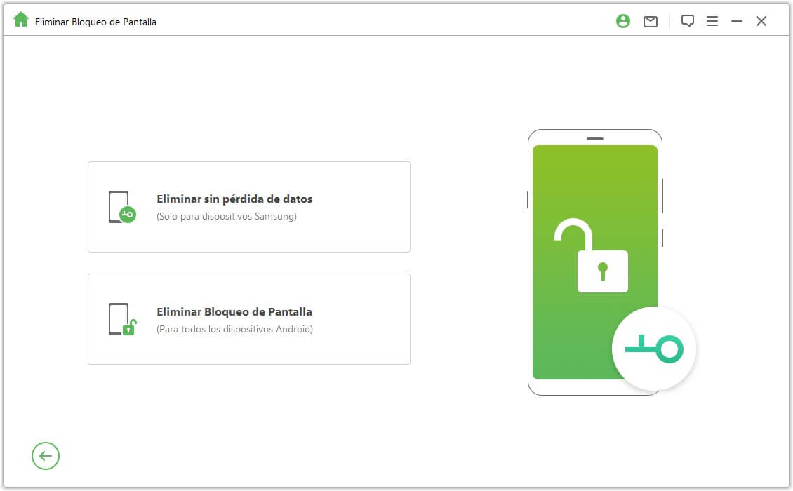 Eliminar bloqueo de pantalla de Android con LockWiper Android