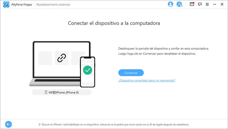 Conecte el dispositivo a la computadora