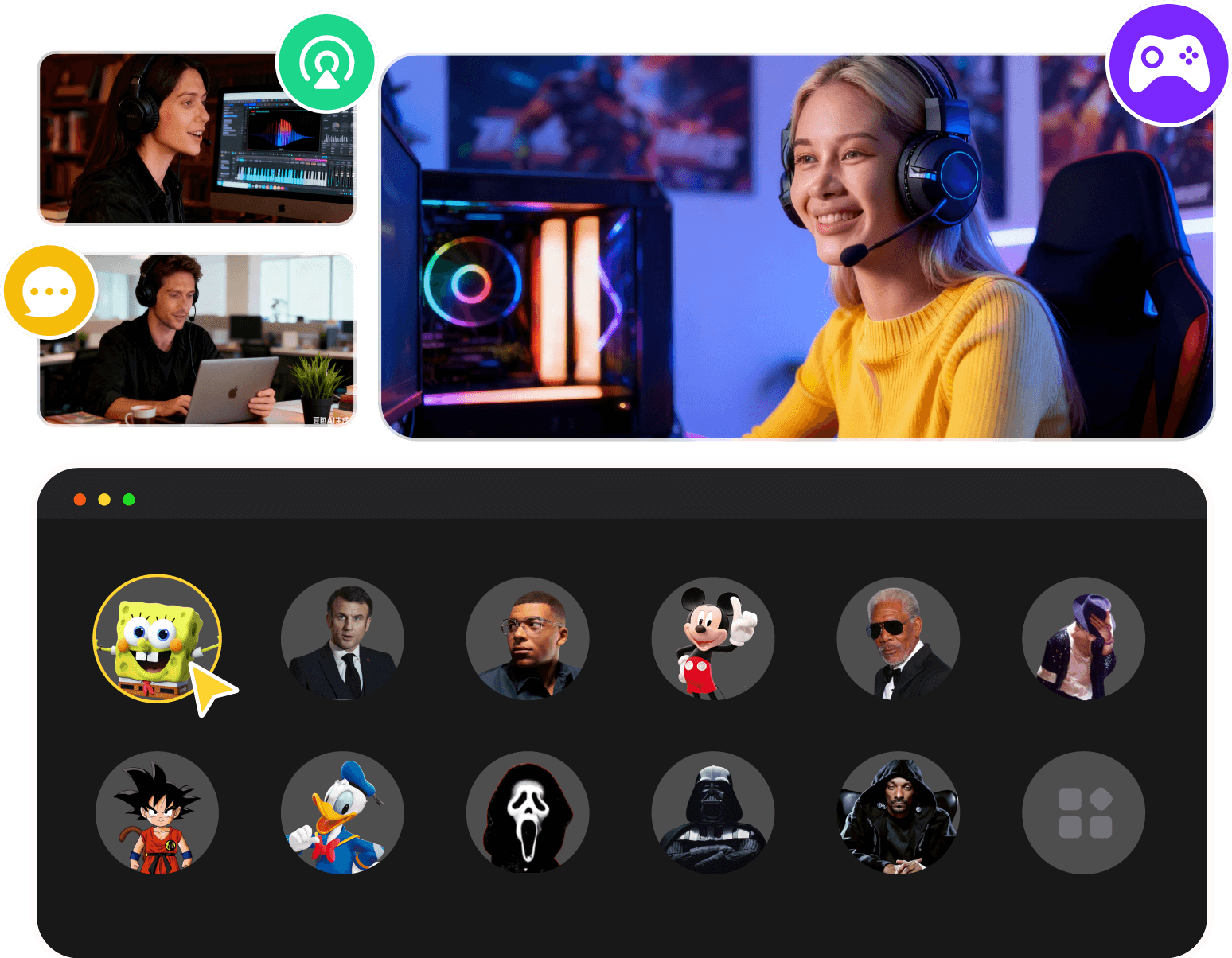 Cambiador de voz en tiempo real