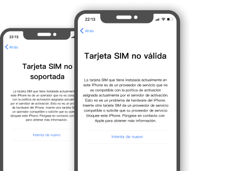 Quitar bloqueo de SIM de dispositivos de iOS