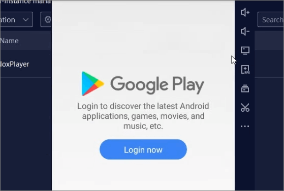 busacar Google Play en Nox App Player