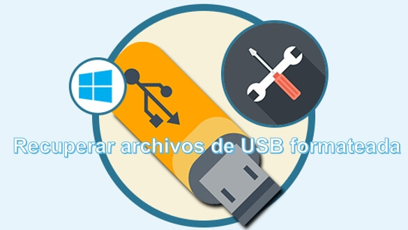 Cómo recuperar archivos de una unidad USB formateada