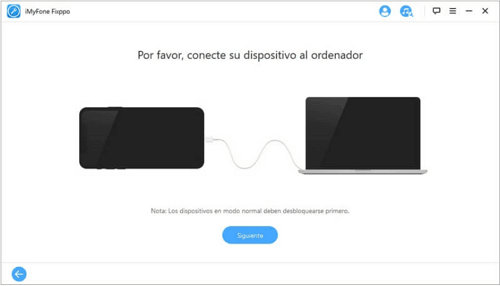 conectar iphone o ipad con imyfone fixppo