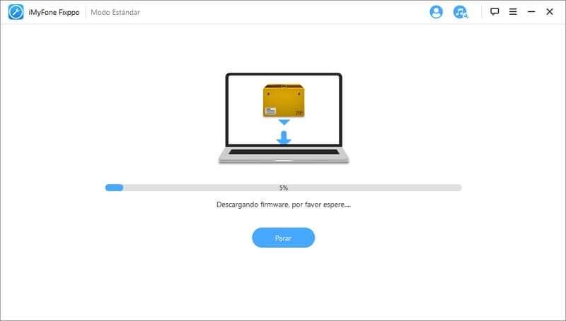 espera la descarga