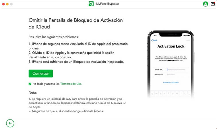 Omitir la Activación de iCloud para desbloqueo iphone robado