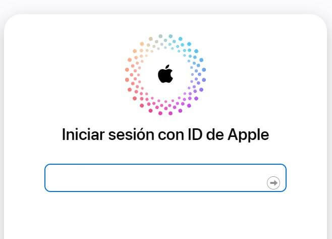 Ingresa tu ID de Apple