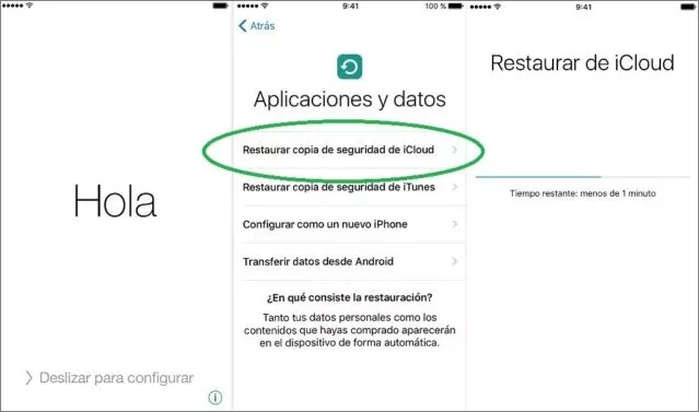 ver registro de llamadas borradas iphone
desde iCloud