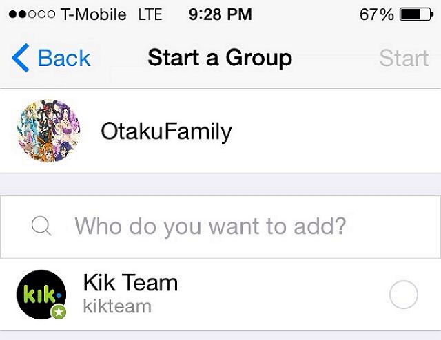 crear un chat grupal en kik
