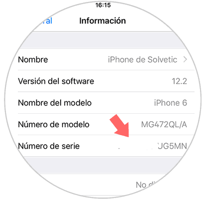 obtener IMEI para arreglar iPhone no se pudo activar