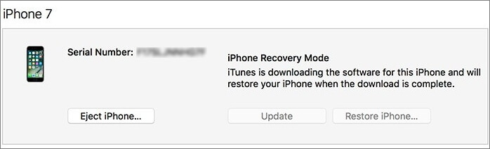 arreglar iTunes está descargando el software
