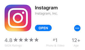 Reinstalar Instagram en Appstore
