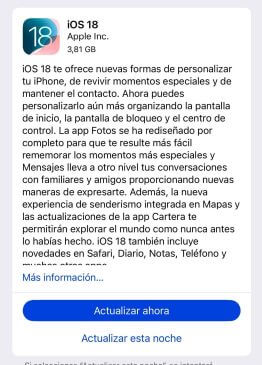 descargar a iOS 18