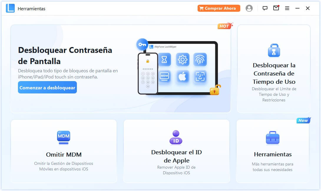Desbloquear Contraseña de Pantalla con LockWiper