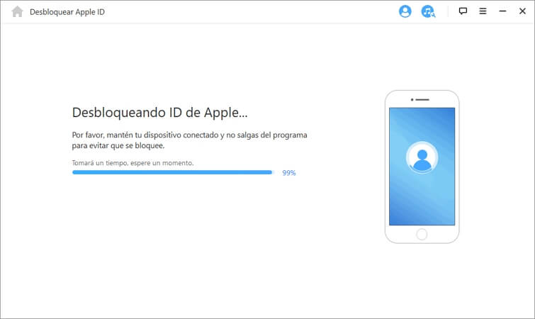 eliminando la cuenta de ID de Apple con LockWiper