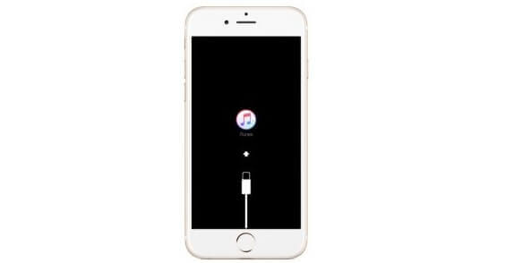 Poner iPhone en modo de recuperación para pantalla negra cargando iPhone