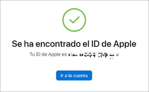 encontrar de nuevo tu ID de Apple