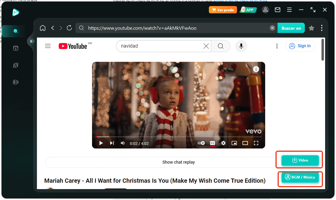 buscar video de Navidad para Descargar en Topclipper
