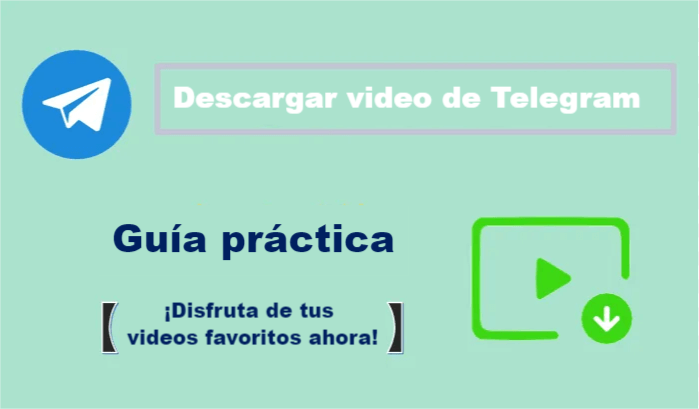 cómo descargar videos de telegram en mi celular/PC
