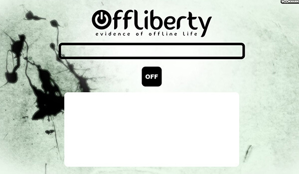 Offliberty Interfaz
