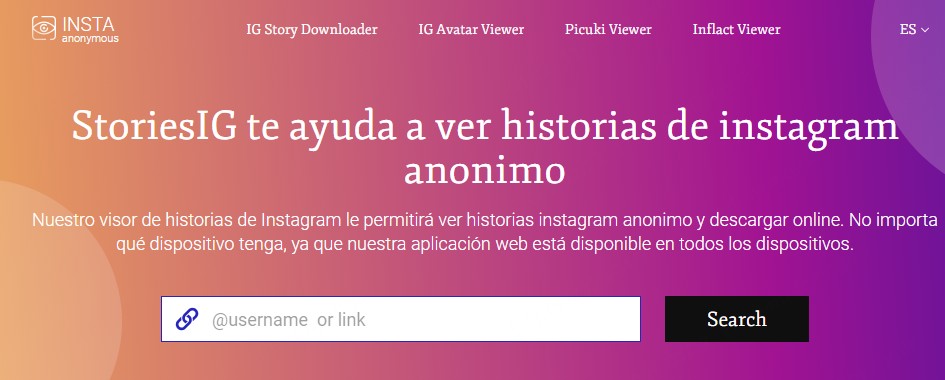 storiesig para descargar historias de Instagram de forma anonima