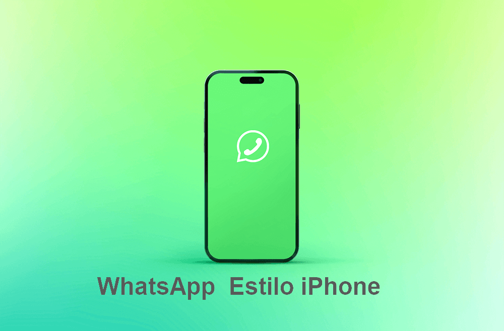 WhatsApp estilo iPhone