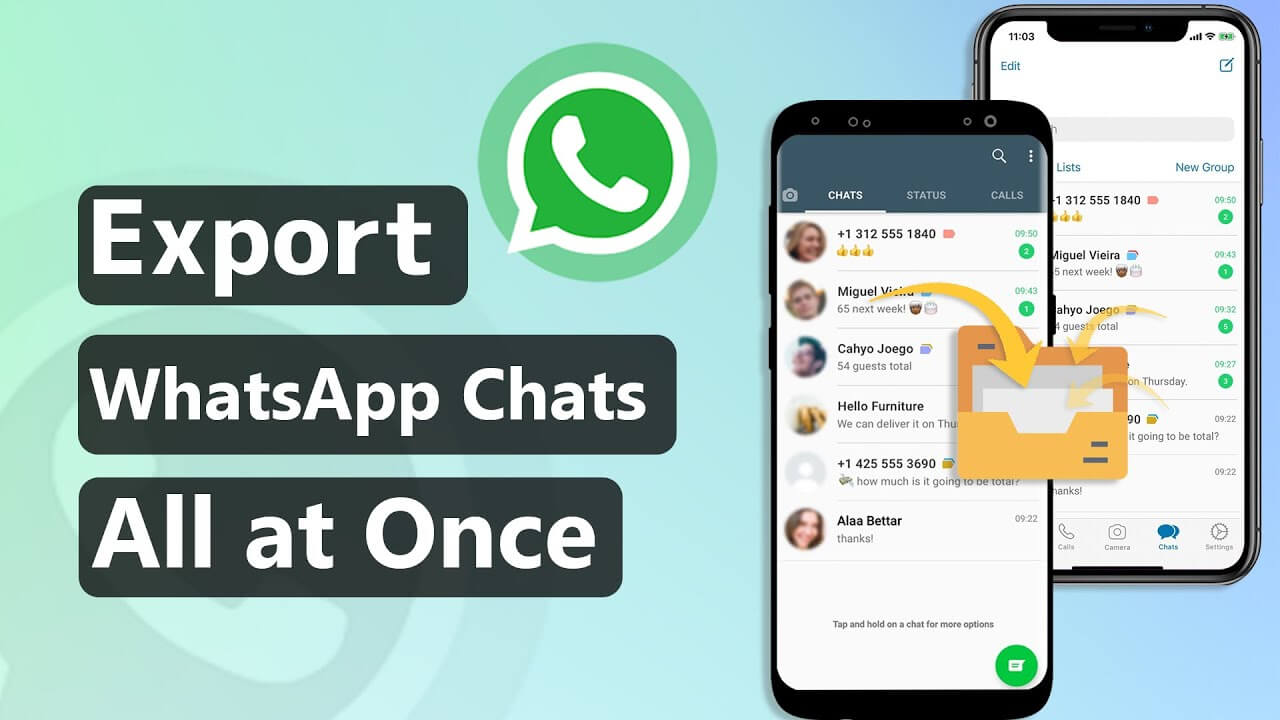 eksport czatów WhatsApp
