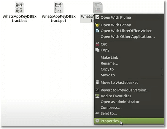 otwórz whatsapp key db extractor