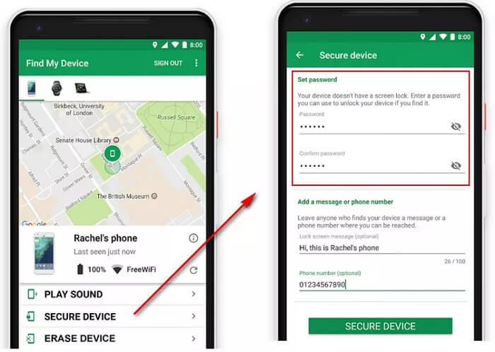 Menedżer urządzeń Android