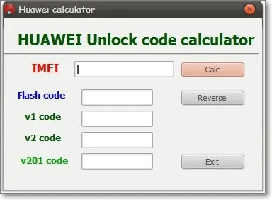 Kalkulator kodów odblokowujących Huawei